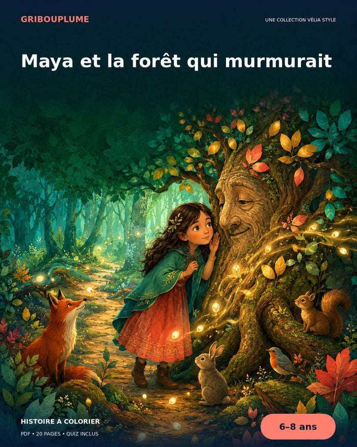 Couverture de Maya et la forêt qui murmurait