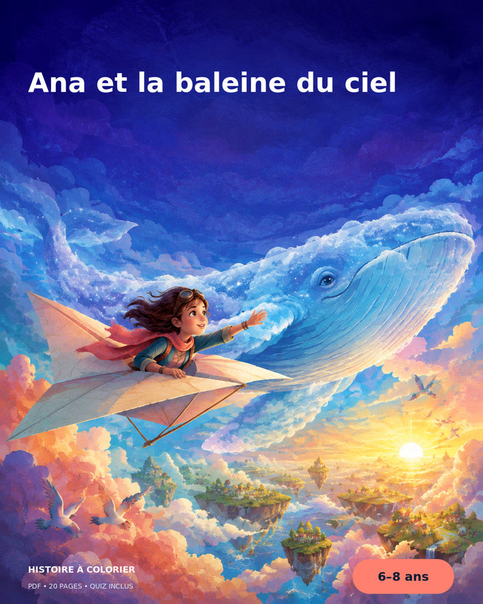 Couverture de Ana et la baleine du ciel
