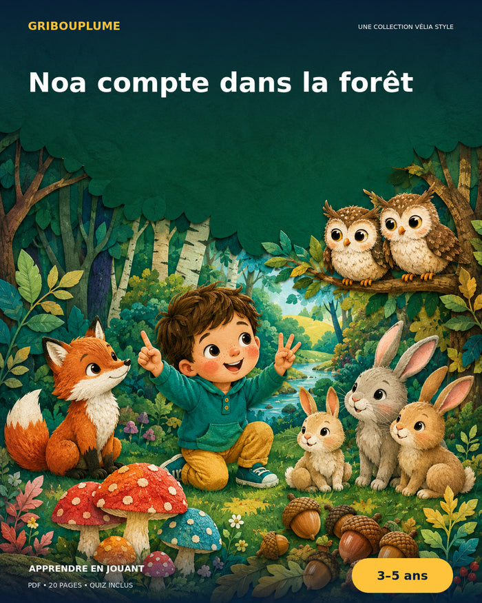 Couverture de Noa compte dans la forêt