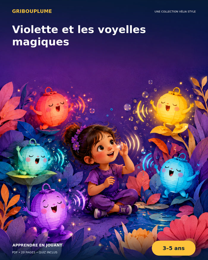 Couverture de Violette et les voyelles magiques
