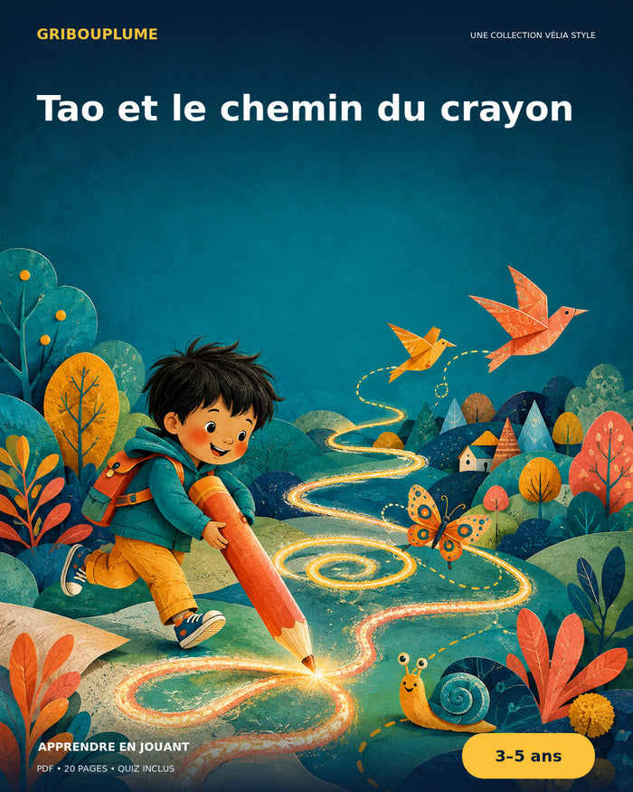 Couverture de Tao et le chemin du crayon