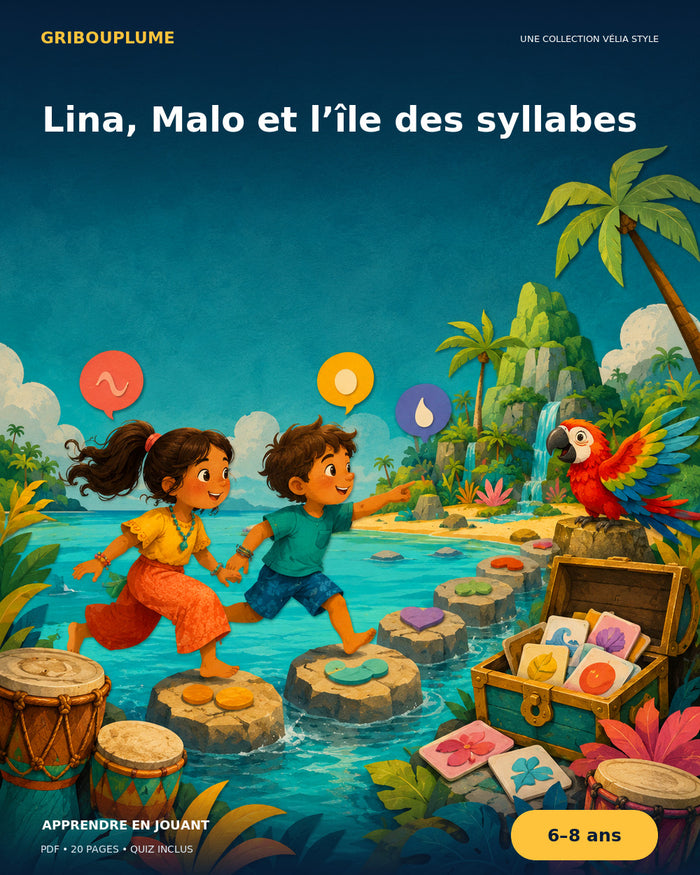 Couverture de Lina, Malo et l’île des syllabes
