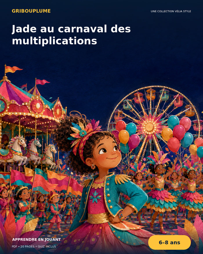 Couverture de Jade au carnaval des multiplications