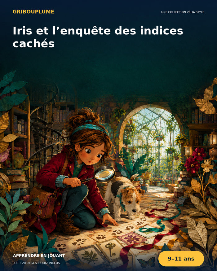 Couverture de Iris et l’enquête des indices cachés