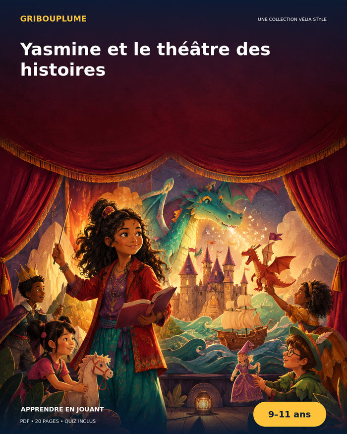 Couverture de Yasmine et le théâtre des histoires