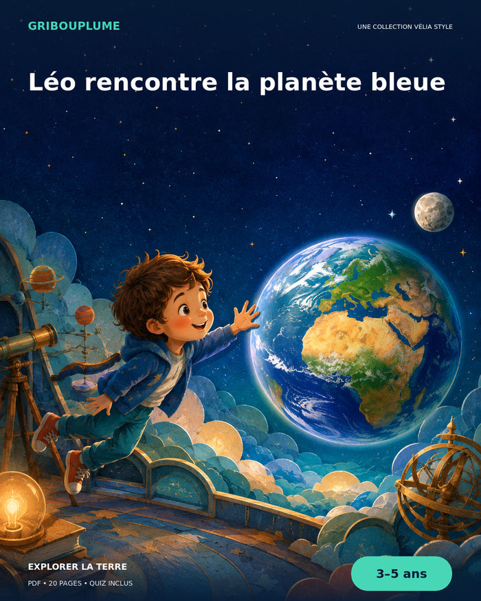 Couverture de Léo rencontre la planète bleue