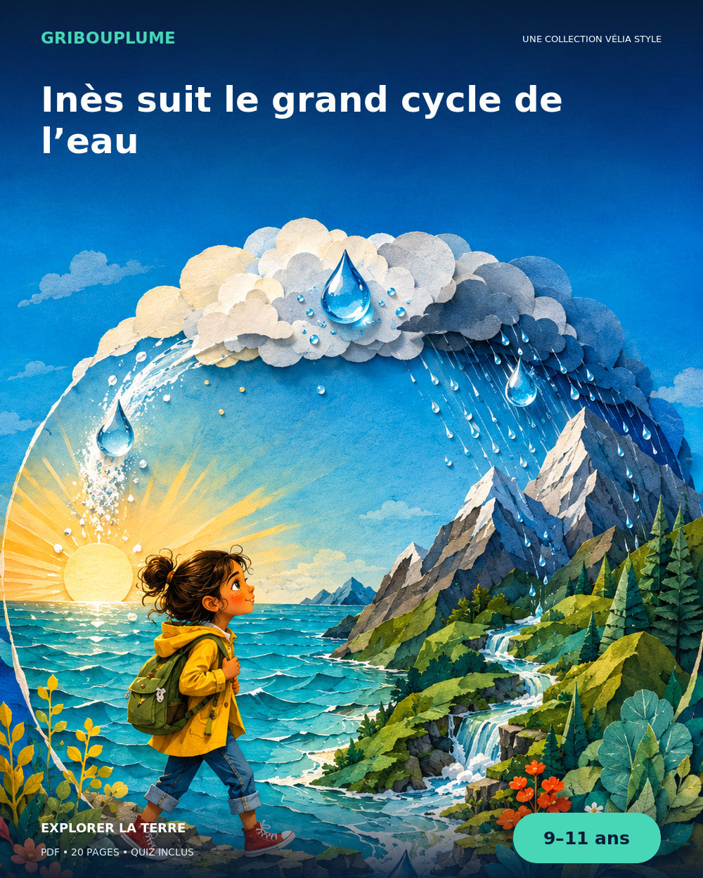 Couverture de Inès suit le grand cycle de l’eau