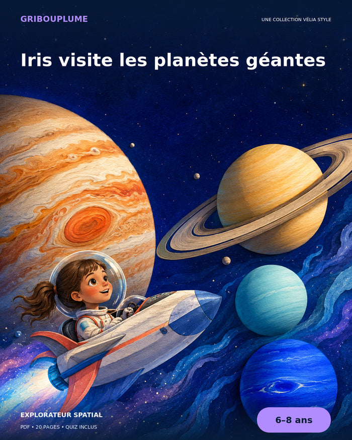 Couverture de Iris visite les planètes géantes